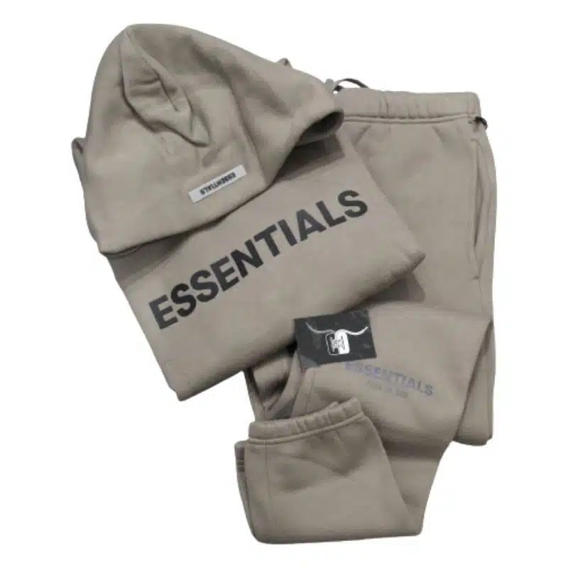 Essential Tracksuit Brown Hooded Sweatshirt Essential Tracksuit Brown Hooded Sweatshirt
