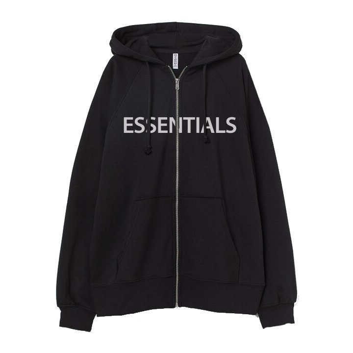 Essentials Oversized Zip-Through Hoodies Essentials Oversized Zip-Through Hoodies